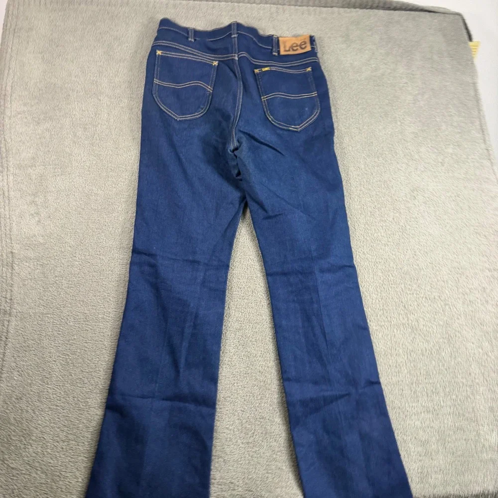 Vintage Lee Riders Jeans Mens 36x34 Straight Leg Dark Wash Made in USA Talon 42